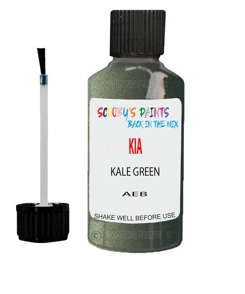 Paint For KIA carens KALE GREEN Code AEB Touch up Scratch Repair Pen
