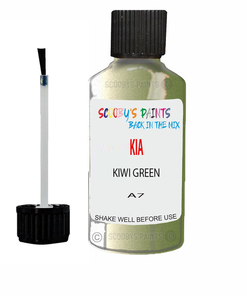 Paint For KIA picanto KIWI GREEN Code A7 Touch up Scratch Repair Pen