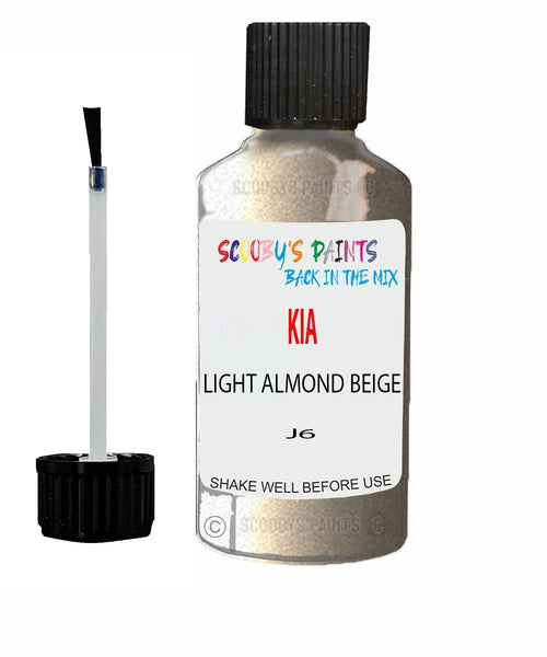 Paint For KIA magentis LIGHT ALMOND BEIGE Code J6 Touch up Scratch Repair Pen