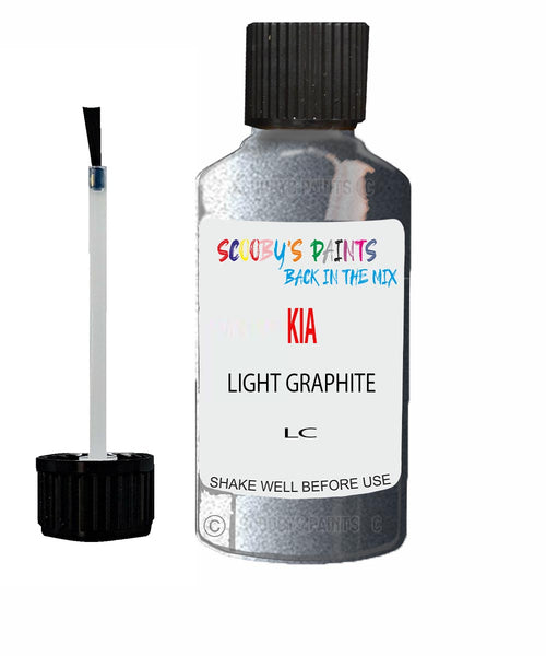 Paint For KIA forte LIGHT GRAPHITE Code LC Touch up Scratch Repair Pen