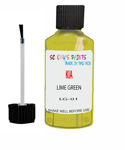 Paint For KIA forte LIME GREEN Code LG-01 Touch up Scratch Repair Pen