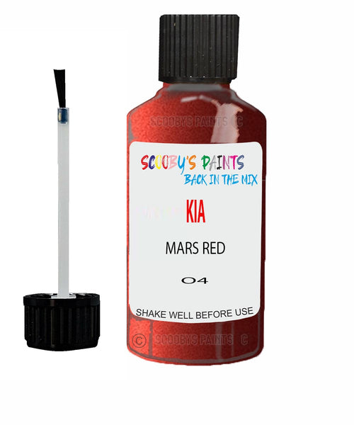 Paint For KIA pro ceed MARS RED Code O4 Touch up Scratch Repair Pen