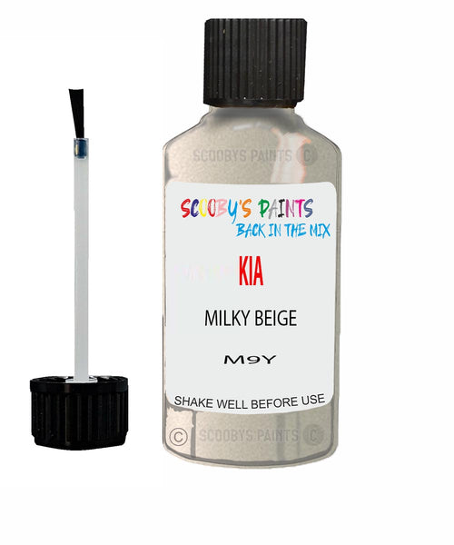 Paint For KIA forte MILKY BEIGE Code M9Y Touch up Scratch Repair Pen