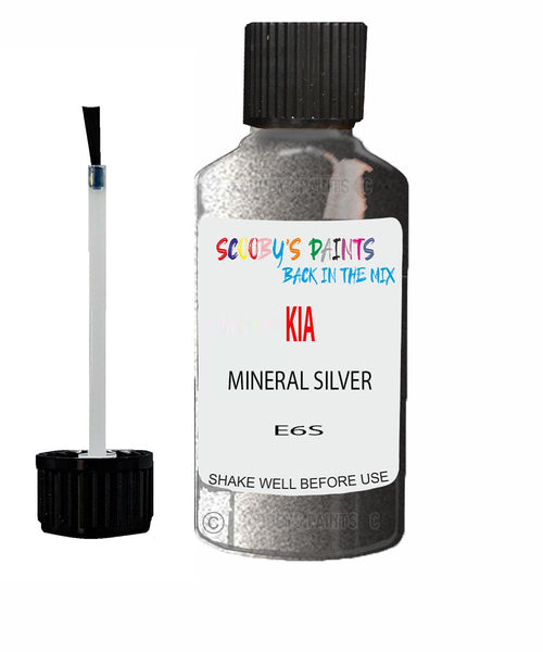 Paint For KIA sorento MINERAL SILVER Code E6S Touch up Scratch Repair Pen