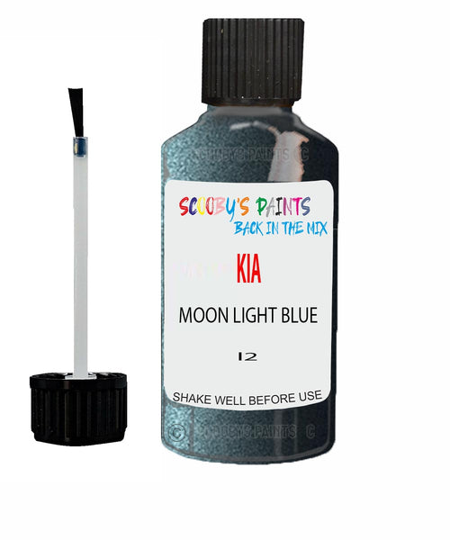 Paint For KIA soul MOON LIGHT BLUE Code I2 Touch up Scratch Repair Pen