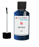 Paint For KIA sephia NAVY BLUE Code 2A Touch up Scratch Repair Pen