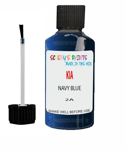 Paint For KIA sephia NAVY BLUE Code 2A Touch up Scratch Repair Pen