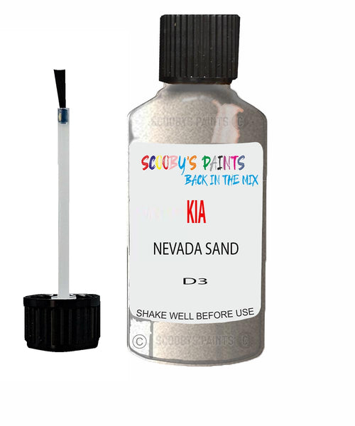 Paint For KIA carnival NEVADA SAND Code D3 Touch up Scratch Repair Pen