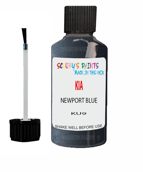 Paint For KIA carens NEWPORT BLUE Code KU9 Touch up Scratch Repair Pen