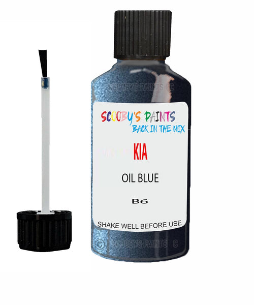 Paint For KIA pro ceed OIL BLUE Code B6 Touch up Scratch Repair Pen
