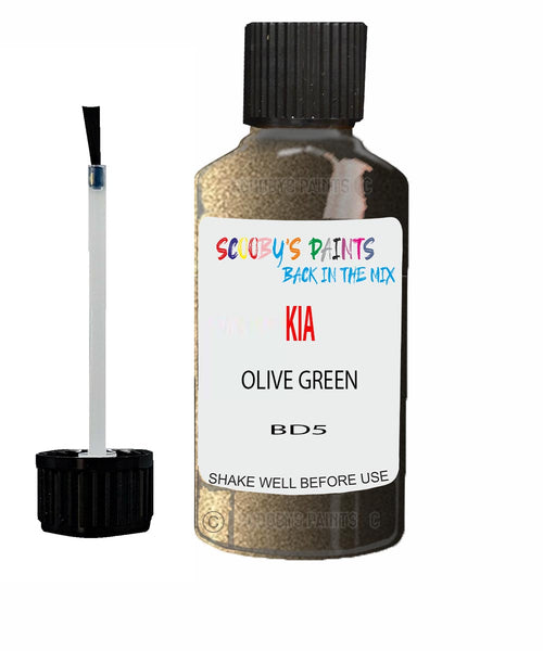 Paint For KIA soul OLIVE GREEN Code BD5 Touch up Scratch Repair Pen