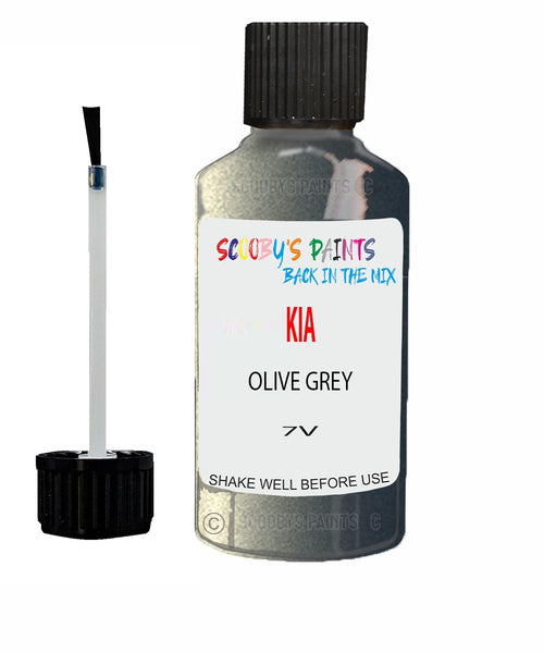 Paint For KIA carnival OLIVE GREY Code 7V Touch up Scratch Repair Pen