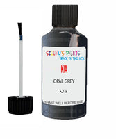 Paint For KIA sephia OPAL GREY Code V3 Touch up Scratch Repair Pen