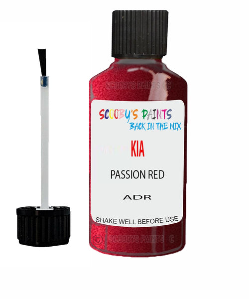 Paint For KIA sorento PASSION RED Code ADR Touch up Scratch Repair Pen