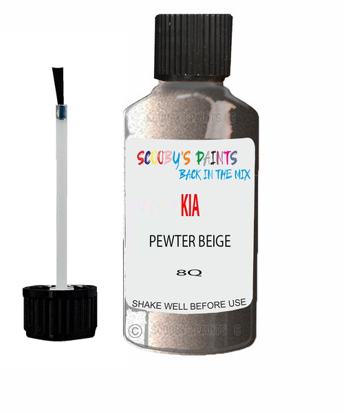 Paint For KIA sportage PEWTER BEIGE Code 8Q Touch up Scratch Repair Pen