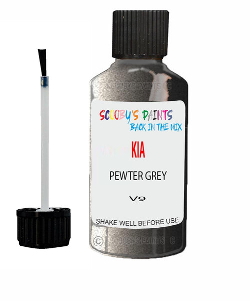 Paint For KIA sephia PEWTER GREY Code V9 Touch up Scratch Repair Pen
