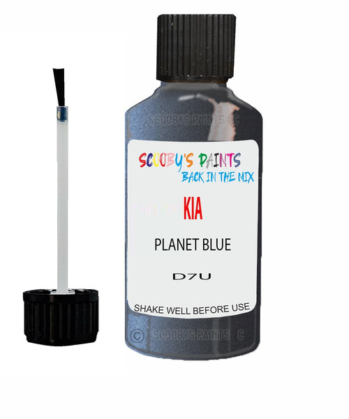 Paint For KIA pro ceed PLANET BLUE Code D7U Touch up Scratch Repair Pen