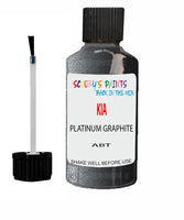 Paint For KIA optima PLATINUM GRAPHITE Code ABT Touch up Scratch Repair Pen