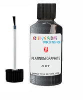 Paint For KIA sorento PLATINUM GRAPHITE Code ABT Touch up Scratch Repair Pen