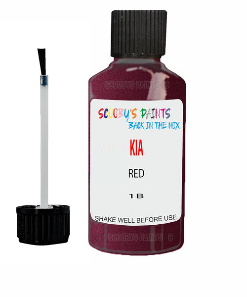 Paint For KIA sephia RED Code 1B Touch up Scratch Repair Pen