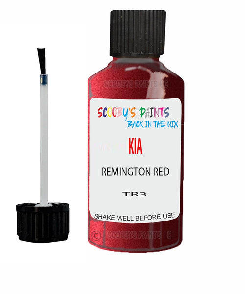 Paint For KIA sorento REMINGTON RED Code TR3 Touch up Scratch Repair Pen