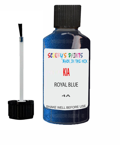 Paint For KIA carnival ROYAL BLUE Code 4A Touch up Scratch Repair Pen