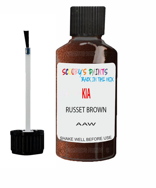 Paint For KIA Rio RUSSET BROWN Code AAW Touch up Scratch Repair Pen