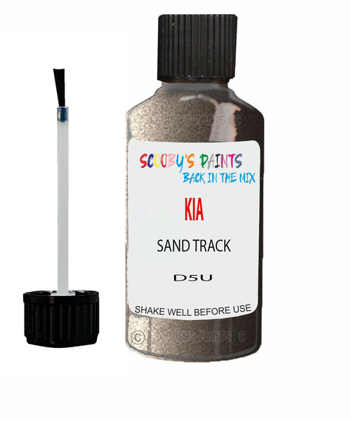 Paint For KIA Rio SAND TRACK Code D5U Touch up Scratch Repair Pen