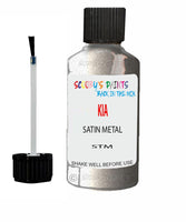 Paint For KIA sorento SATIN METAL Code STM Touch up Scratch Repair Pen