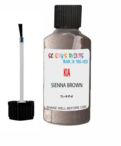 Paint For KIA Rio SIENNA BROWN Code S4N Touch up Scratch Repair Pen
