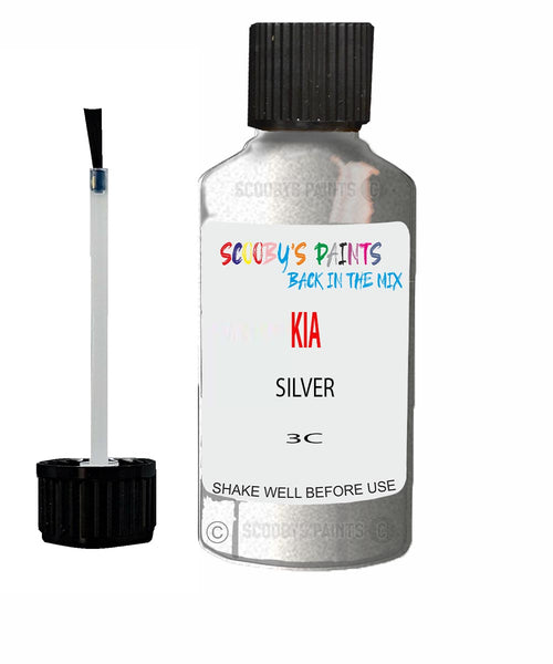 Paint For KIA carnival SILVER Code 3C Touch up Scratch Repair Pen