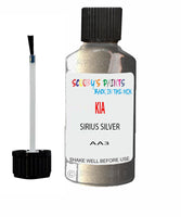 Paint For KIA sportage SIRIUS SILVER Code AA3 Touch up Scratch Repair Pen