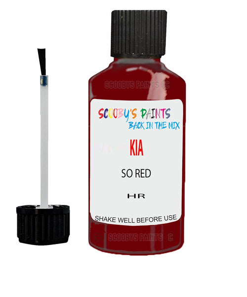 Paint For KIA sportage SO RED Code HR Touch up Scratch Repair Pen