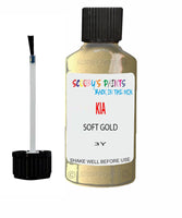 Paint For KIA spectra SOFT GOLD Code 3Y Touch up Scratch Repair Pen