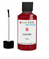 Paint For KIA shuma SOLID RED Code VR Touch up Scratch Repair Pen