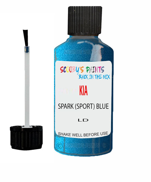 Paint For KIA Rio SPARK (SPORT) BLUE Code LD Touch up Scratch Repair Pen