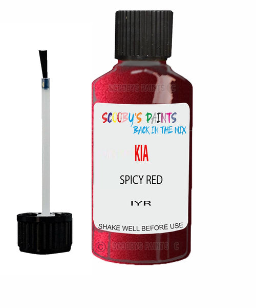 Paint For KIA spectra SPICY RED Code IYR Touch up Scratch Repair Pen
