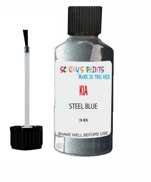 Paint For KIA spectra STEEL BLUE Code 3B Touch up Scratch Repair Pen
