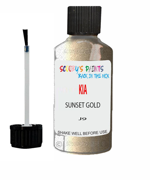 Paint For KIA carnival SUNSET GOLD Code J9 Touch up Scratch Repair Pen