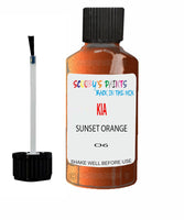 Paint For KIA Rio SUNSET ORANGE Code O6 Touch up Scratch Repair Pen