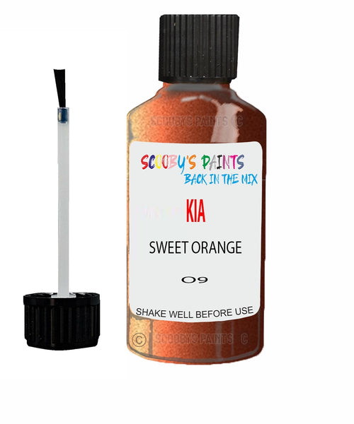 Paint For KIA sportage SWEET ORANGE Code O9 Touch up Scratch Repair Pen