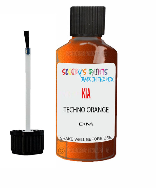 Paint For KIA pro ceed TECHNO ORANGE Code DM Touch up Scratch Repair Pen