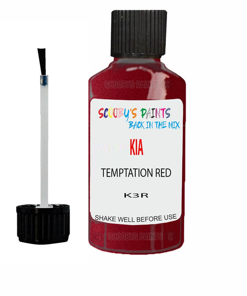 Paint For KIA niro TEMPTATION RED Code K3R Touch up Scratch Repair Pen