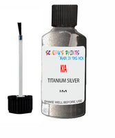 Paint For KIA picanto TITANIUM SILVER Code IM Touch up Scratch Repair Pen