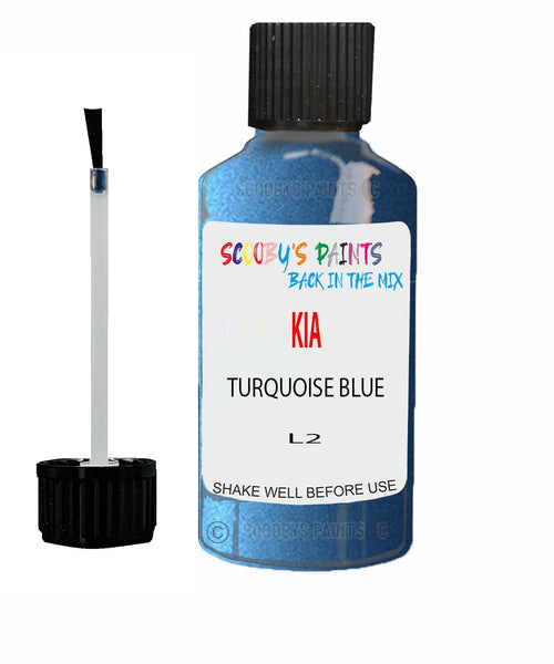 Paint For KIA shuma TURQUOISE BLUE Code L2 Touch up Scratch Repair Pen