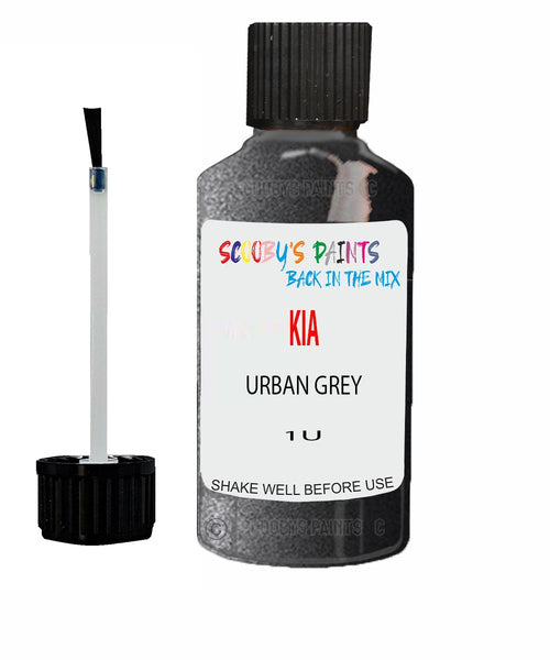 Paint For KIA Rio URBAN GREY Code U4G Touch up Scratch Repair Pen
