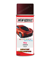 Aerosol Spray Paint For Kia Optima Aubergine Colour Code M2R