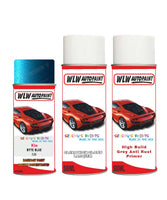 Primer undercoat anti rust Spray Paint For Kia Ceed Byte Blue Colour Code 5B