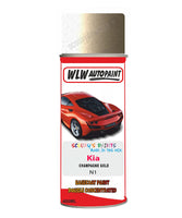 Aerosol Spray Paint For Kia Spectra Champagne Gold Colour Code N1