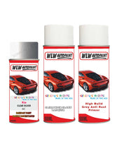 Primer undercoat anti rust Spray Paint For Kia Carens Clear Silver Colour Code 6C